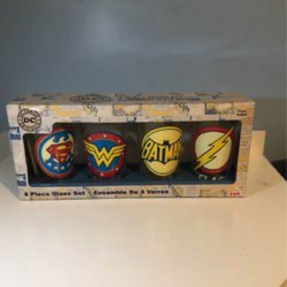 DC Pint glass 4 pc set